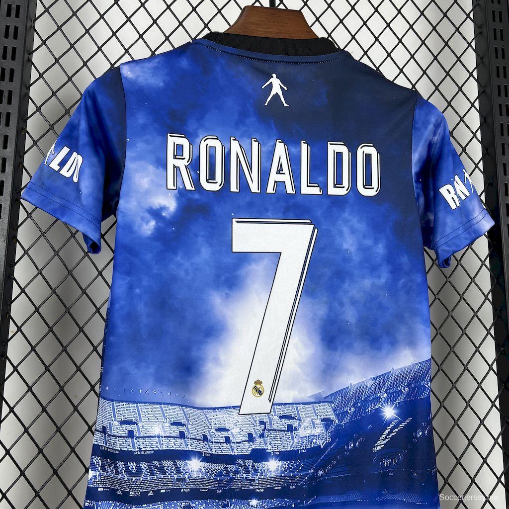 2025/26 كيدز طقم كريستيانو رونالدو ريال مدريد 2025/26 كيدز