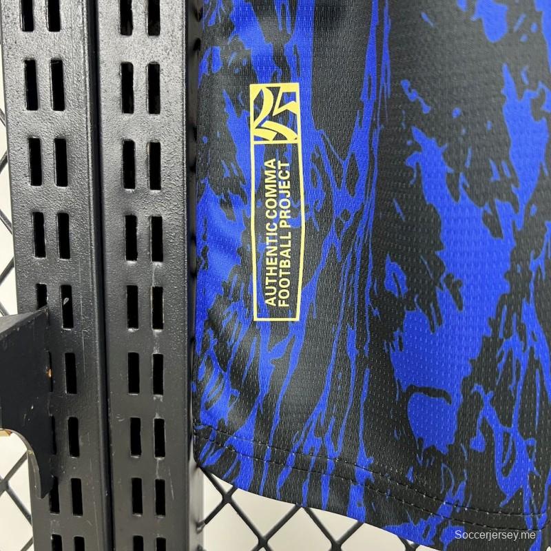 2025/26 باريس سان جيرمان (CAMPEONES DE EUROPA) قميص أحمر وأزرق