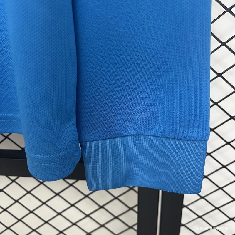 87/88 قميص بأكمام طويلة ريترو طويل الأكمام من نابولي