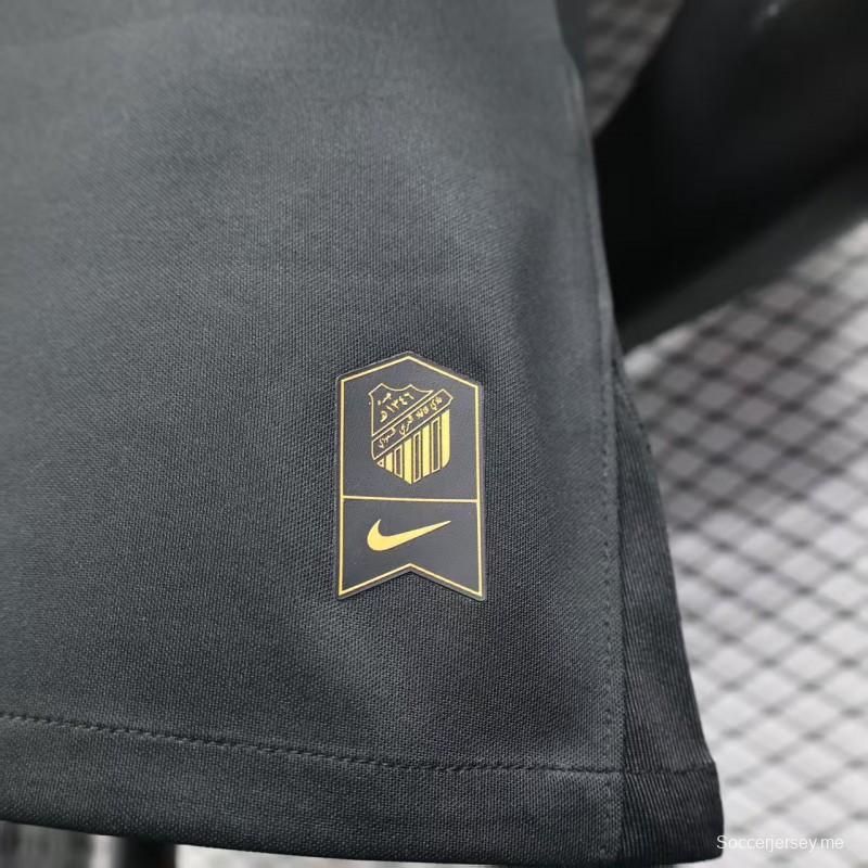 إصدار اللاعب 25/26 قميص الأهلي بطل الدوري السعودي للمحترفين الأسود