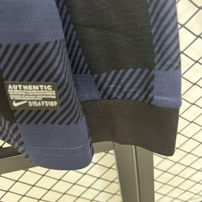 13/14 قميص مانشستر يونايتد ريترو مانشستر يونايتد بأكمام طويلة أسود اللون