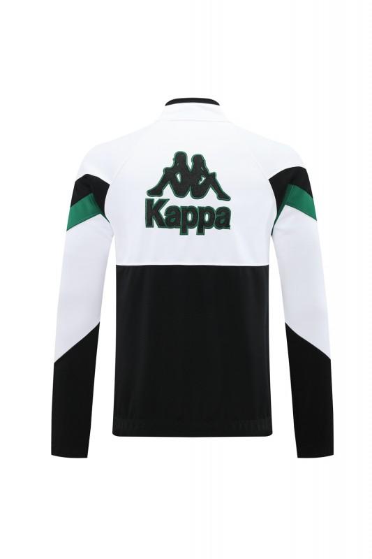 25/26 ريال بيتيس أبيض/أسود/أخضر جاكيت بسحاب كامل + بنطلون طويل