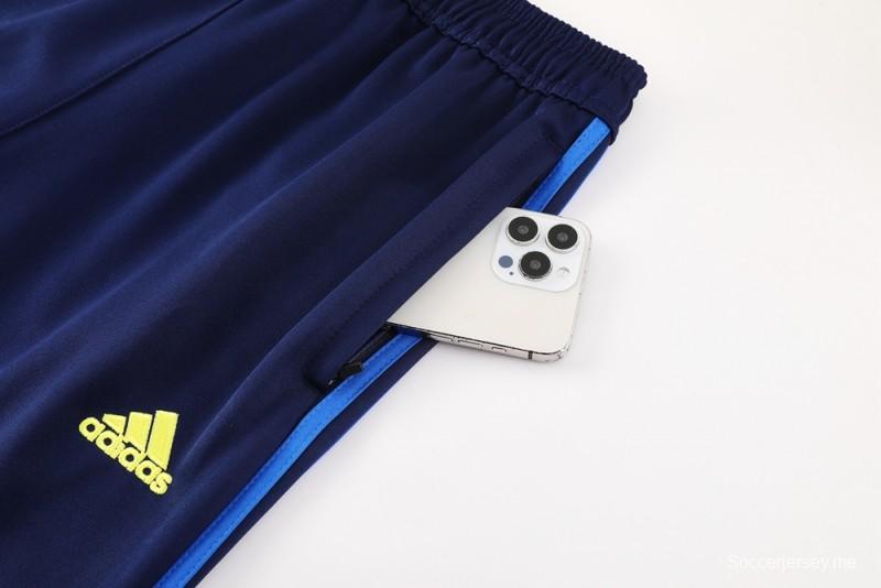 25/26 بوكا جونيورز بوكا جونيورز جاكيت بسحاب كامل باللون الكحلي + بنطلون طويل