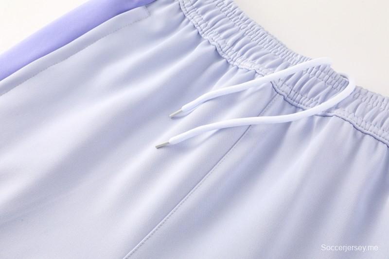 2025 جاكيت نايك 2025 جاكيت بنفسجي كامل بسحاب + بنطلون طويل