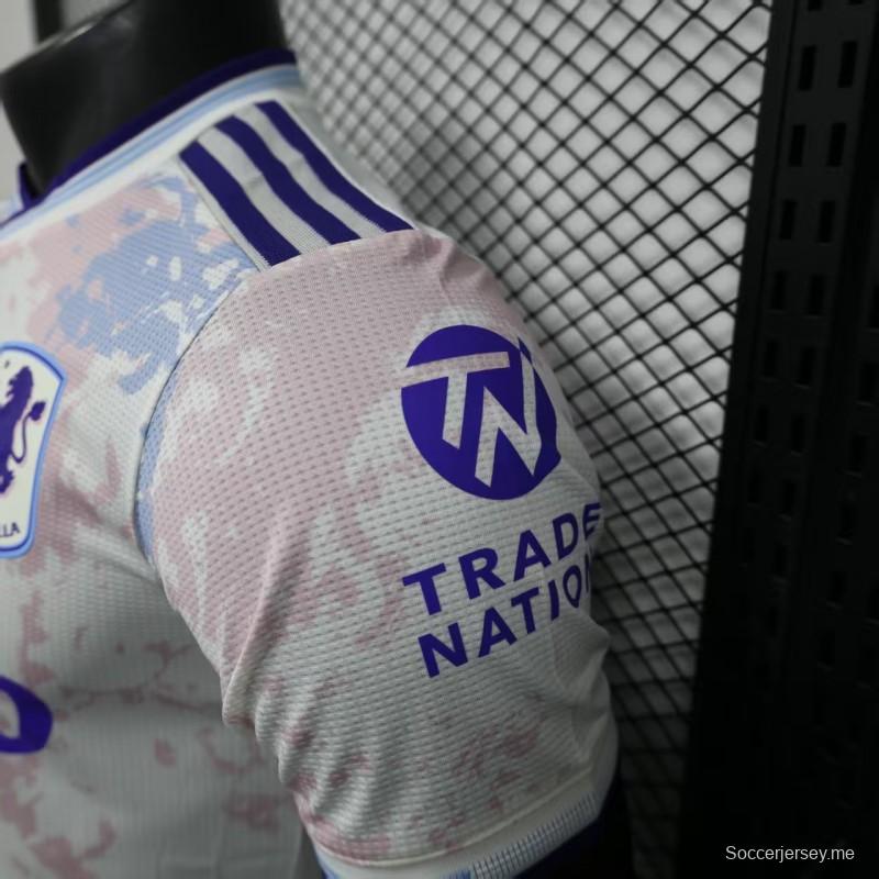 إصدار اللاعب 25/26 قميص أستون فيلا الثالث بقميص أستون فيلا 25/26