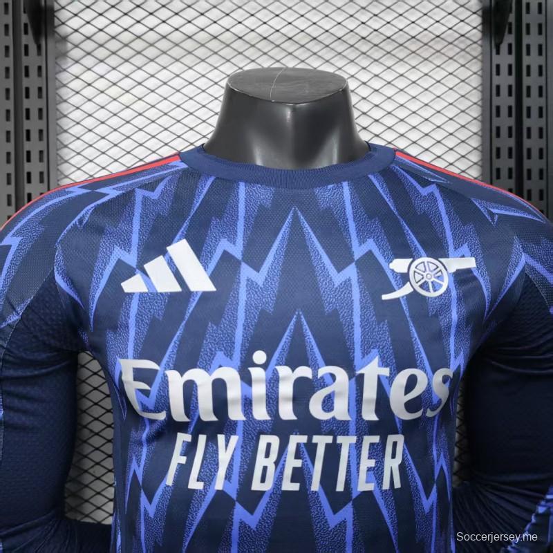 إصدار اللاعب 25/26 قميص بأكمام طويلة الأكمام من أرسنال