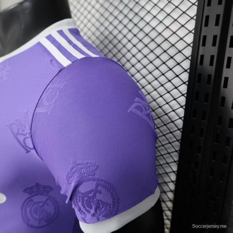 إصدار اللاعب 25/26 قميص خاص بنفسجي خاص بريال مدريد 25/26