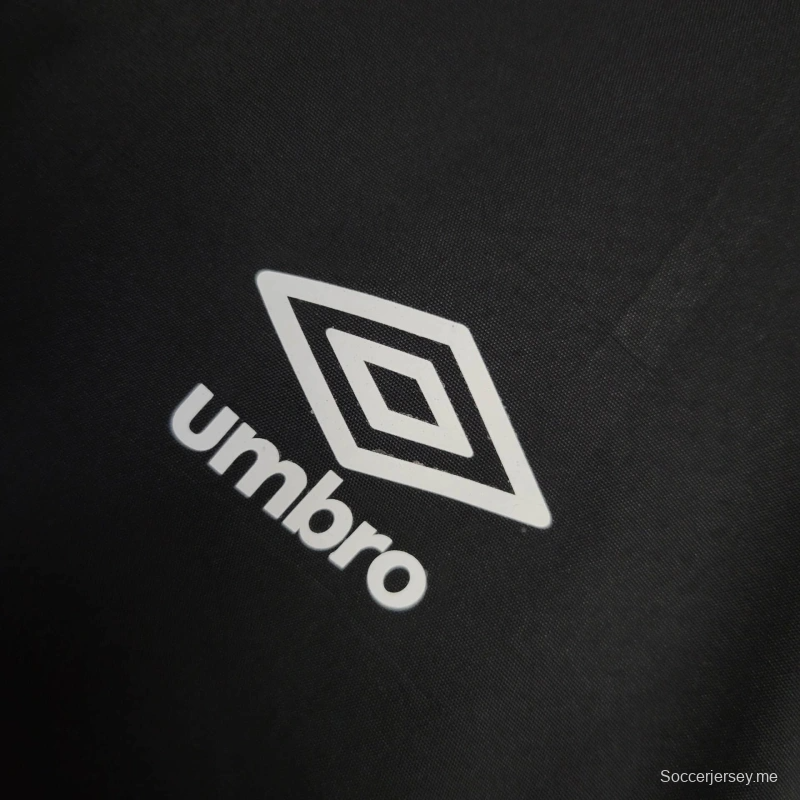 25/26 سانتوس جاكيت سانتوس سترة واقية من الرياح أسود