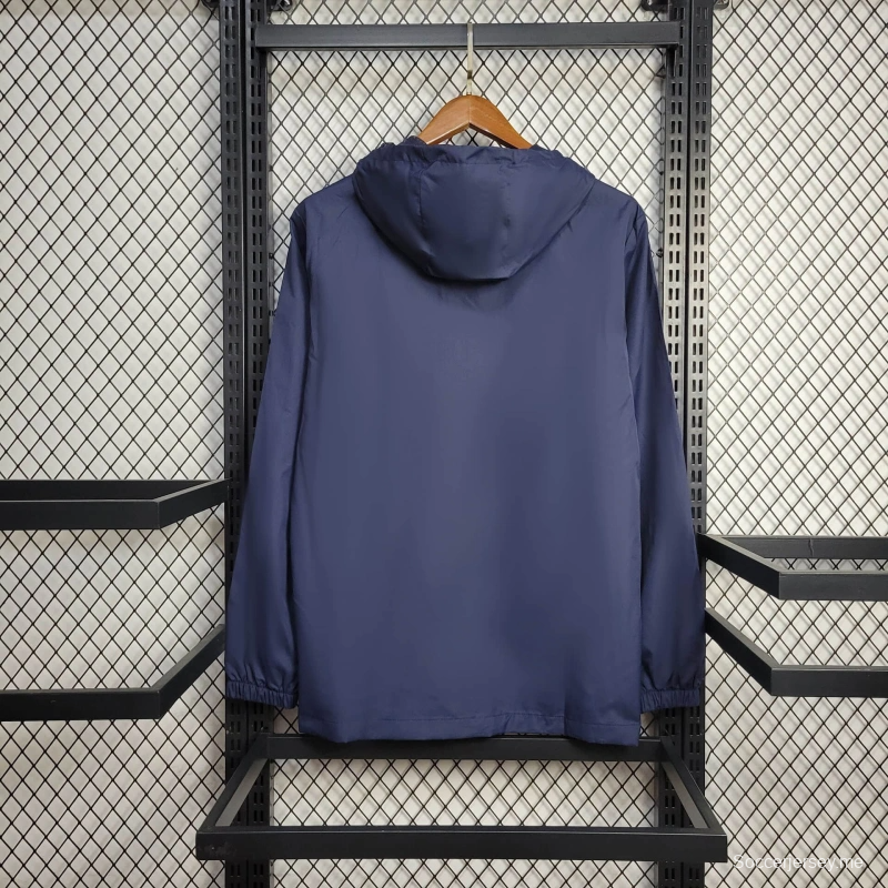 2025 جاكيت برتقالي 2025 سترة واقية من الرياح باللون الكحلي