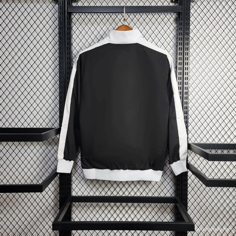 25/26 سانتوس جاكيت سانتوس سترة واقية من الرياح أسود