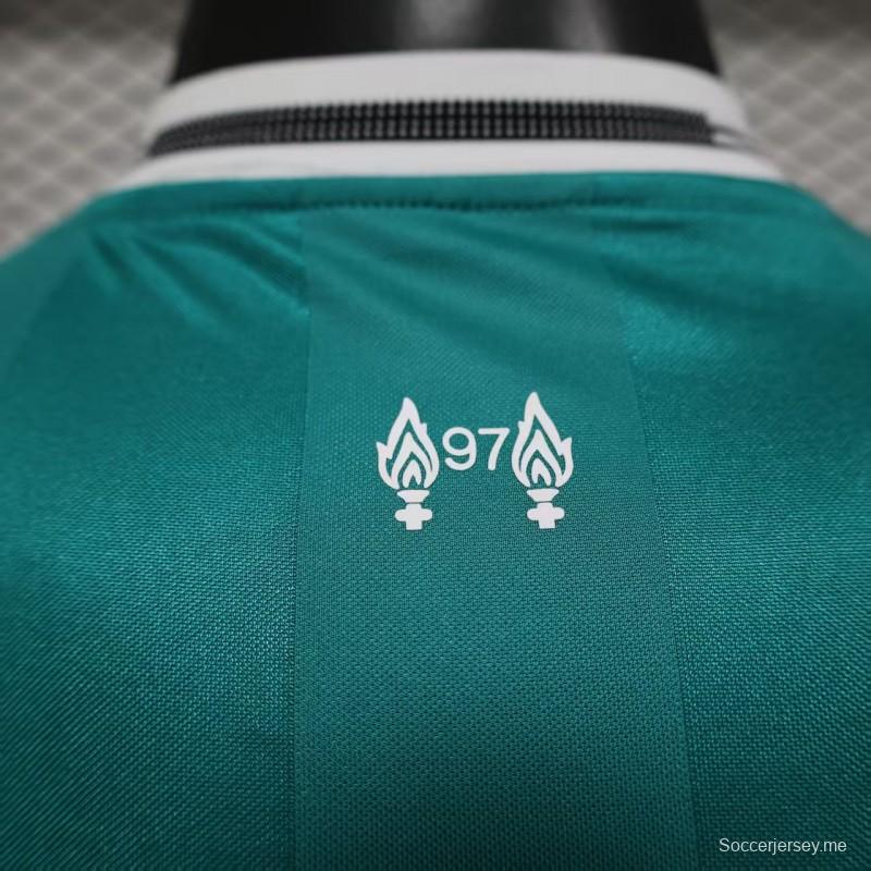 نسخة اللاعب 25/26 قميص ليفربول الأخضر الثالث 25/26