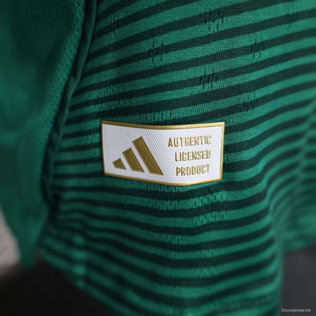 نسخة اللاعب 25/26 قميص الأهلي الأخضر خارج أرضه الأهلي 25/26