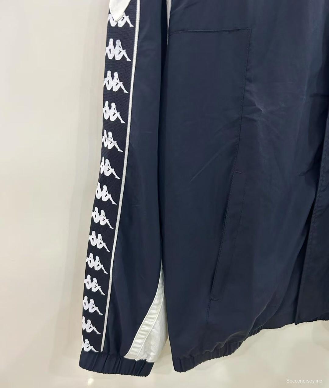 25/26 مانشستر يونايتد طراز 1967 مانشستر يونايتد 1967 سترة واقية من الرياح أسود/أبيض