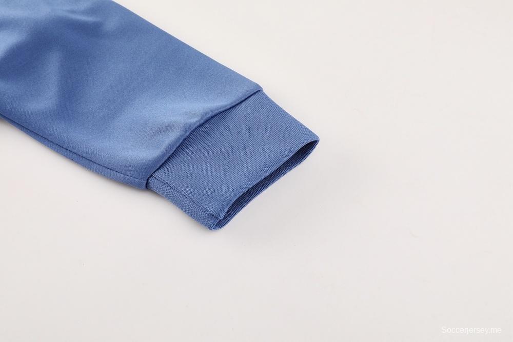 2025 أديداس 2025 جاكيت أديداس كحلي بسحاب كامل + بنطلون طويل