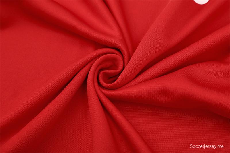 Retro 05/06 AC Milan Red Half Zipper Jacket