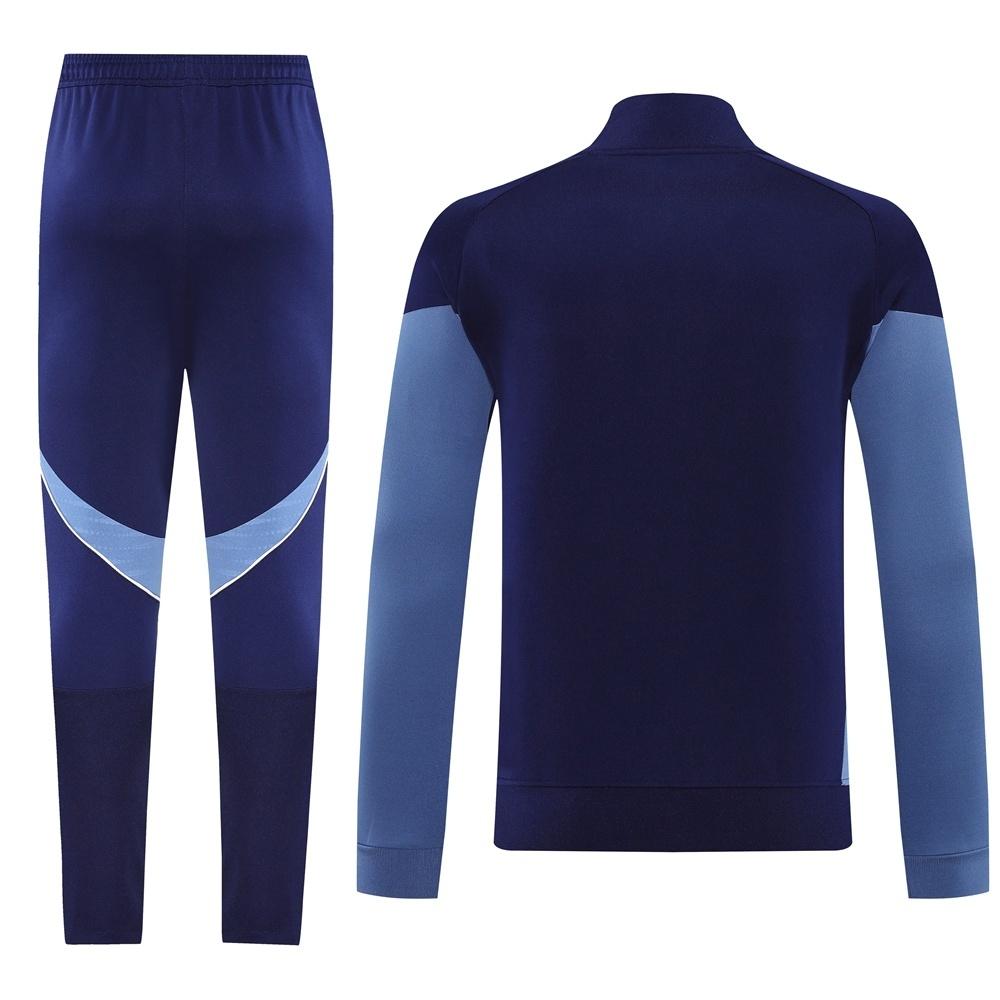 2025 أديداس 2025 جاكيت أديداس كحلي بسحاب كامل + بنطلون طويل