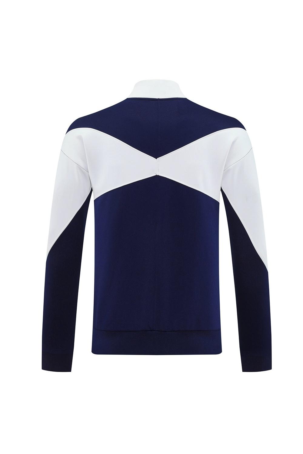 2025 NIKE جاكيت أسود/أبيض بسحاب كامل + بنطلون طويل