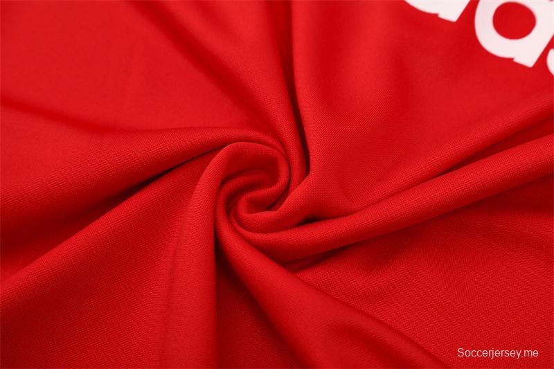 Retro 04/05 AC Milan Red Half Zipper Jacket