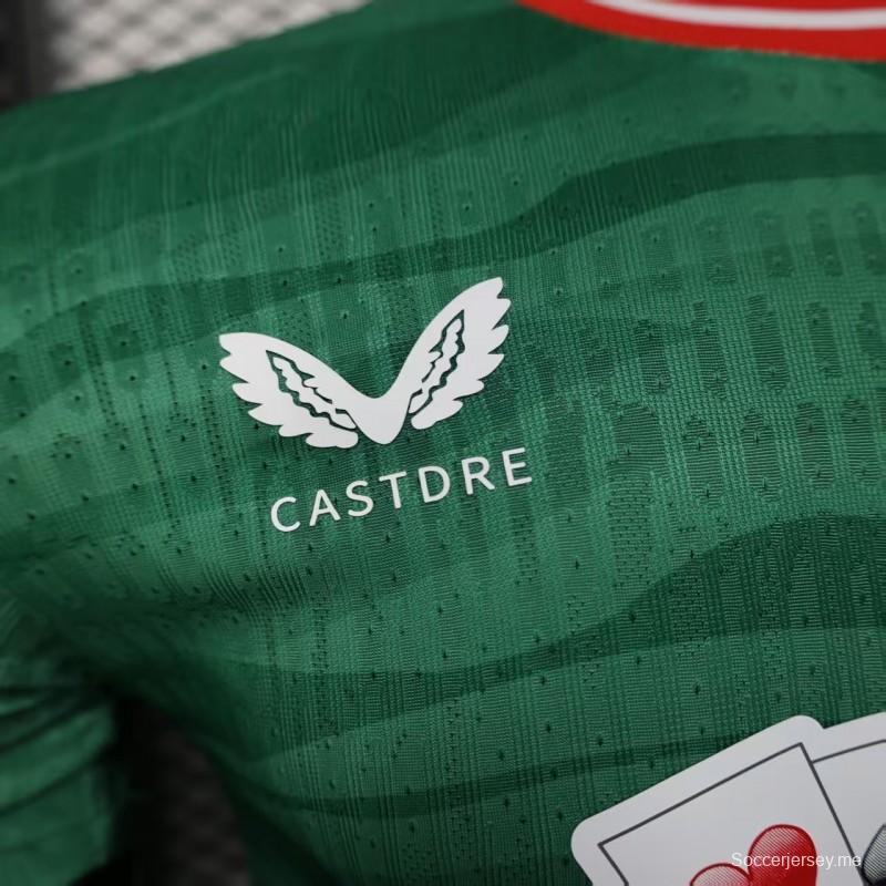 إصدار اللاعب 25/26 قميص نادي الاتفاق الأخضر لنادي الاتفاق