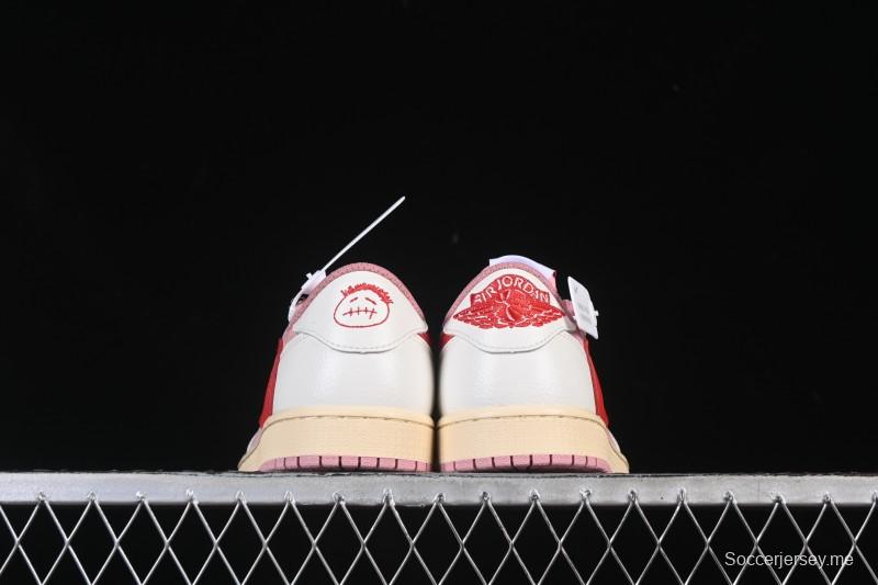 نايك ترافيس سكوت × اير جوردان 1 اير جوردان 1 لو اوج AJ1 DM7866-100