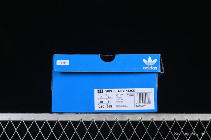أديداس أوريجينالز سوبرستار سوبرستار فينتاج شيل تو فينتيدج سنيكرز كاجوال - JQ1102