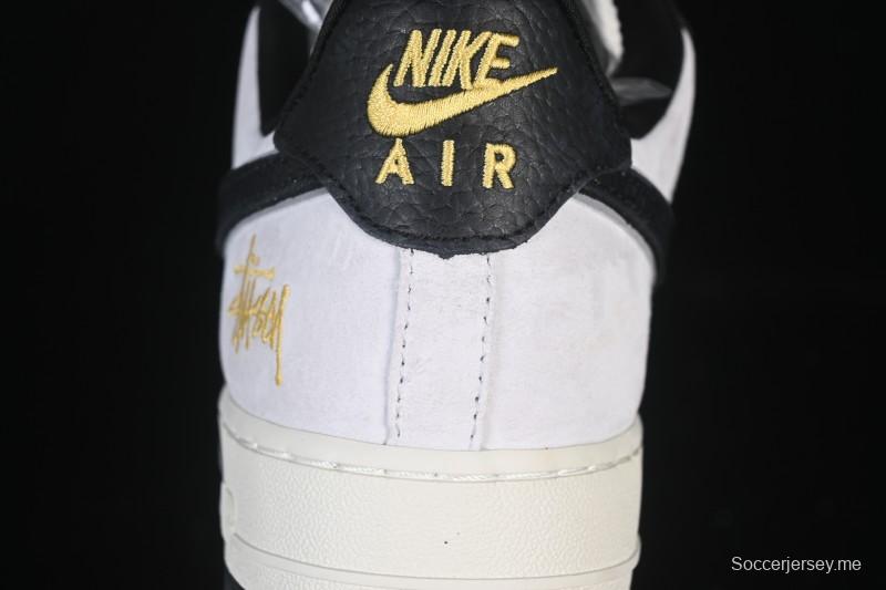 حذاء رياضي نايك اير فورس 1'07 منخفض كاجوال باللون الأبيض أسود رمادي - YF9511-805