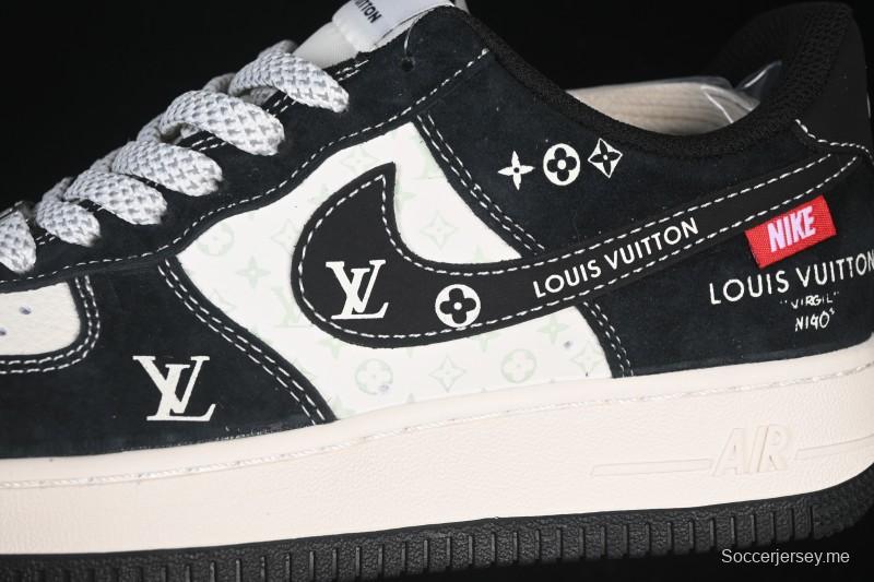 حذاء نايك اير فورس 1 '07 المنخفض من نايك اير فورس 1 '07 LV Collaboration Woven Label سنيكرز كاجوال - CX5050-Y26
