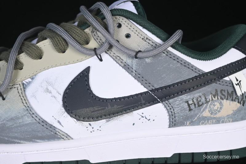 حذاء تزلج نايك SB Dunk Dunk Low Anniversary المخصص للتزلج الكاجوال منخفض القمة - DV0833-111