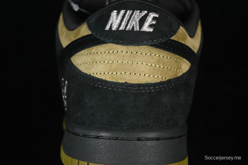 حذاء تزلج نايك سوبريم x دانك SB دانك دنك لو بني أصفر منخفض الكاجوال - HQ8487-300