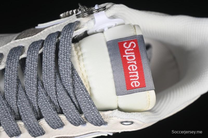 حذاء نايك اير فورس 1 '07 منخفض سوبريم سوبريم سنيكرز كاجوال من قماش البيج - XX3168-210