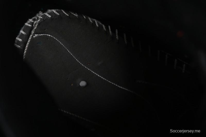 حذاء نايك اير جوردان 1 اير جوردان 1 ميد AJ1 متوسط الطراز الكاجوال بتصميم أسود أبيض برتقالي - DQ8426-801