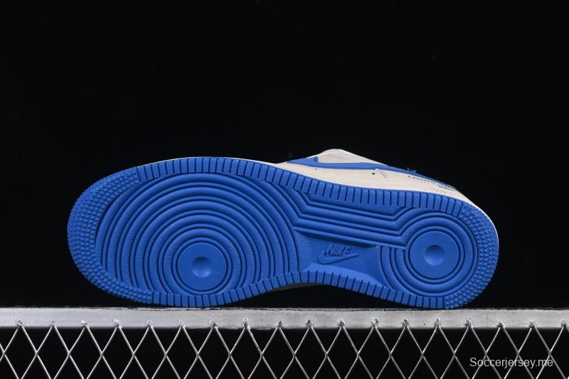 حذاء نايك اير فورس 1 '07 منخفض من نايك اير فورس 1 '07 LV Collaboration Mesh Panel باللون الأزرق الفاتح - QW5836-025