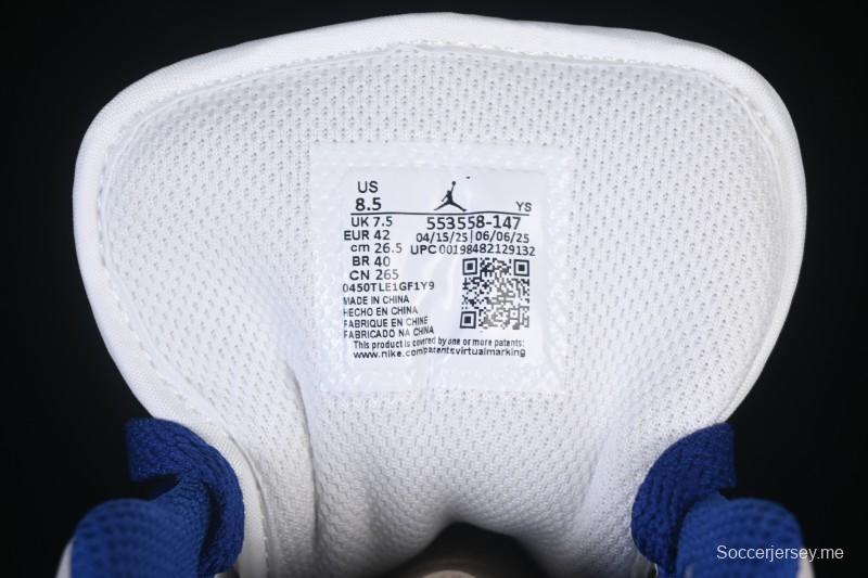 حذاء نايك اير جوردان 1 اير جوردان 1 لاو AJ1 بلون أزرق أخضر منخفض التزلج كاجوال - 553558-147