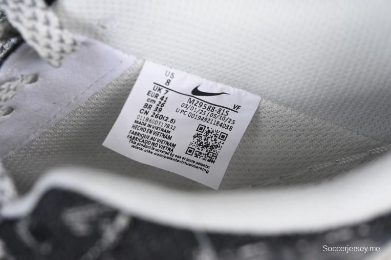 حذاء نايك اير فورس 1 '07 المنخفض من نايك اير فورس 1 '07 LV Collaboration باللون البيج البيج الأسود بخياطة سوداء - MZ9588-815