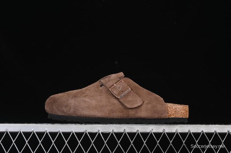 سلسلة صنادل بيركنستوك ذات اللون البني الناعم - G.D4