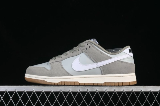 حذاء تزلج نايك SB Dunk Low باللون الرمادي والأبيض منخفض الكاجوال - IB6399-002