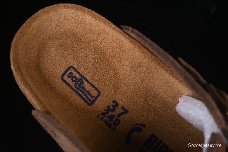 سلسلة صنادل بيركنستوك ذات اللون البني الناعم - G.D4