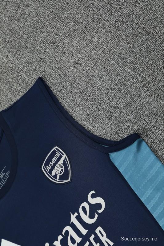 25/26 ريال مدريد قميص رياضي كحلي اللون أزرق داكن + شورت