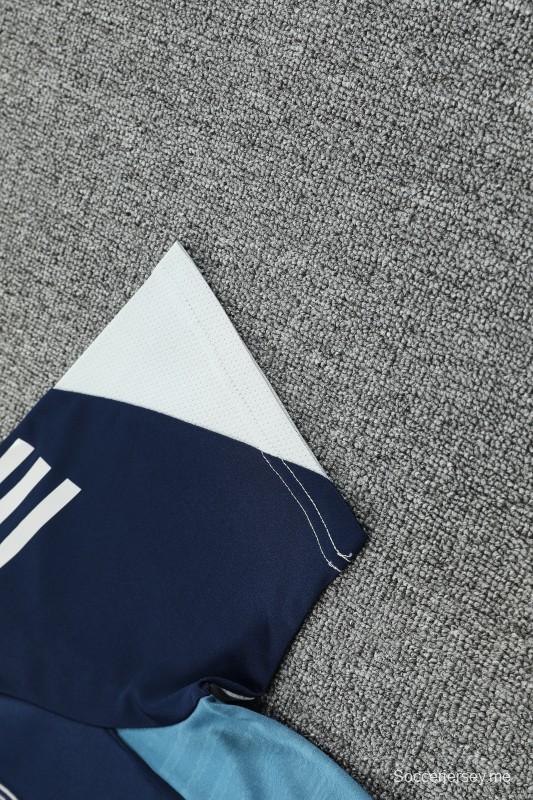 25/26 ريال مدريد قميص بأكمام قصيرة وشورت قصير الأكمام كحلي اللون الأزرق الداكن