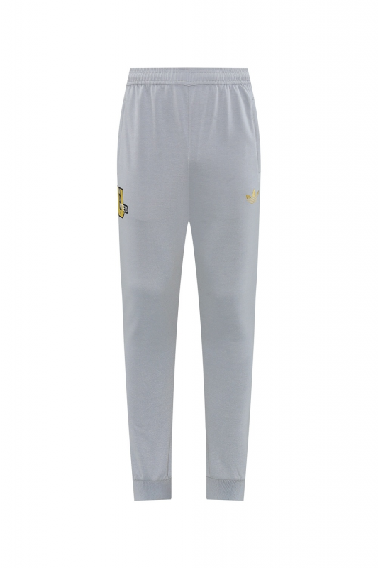 25/26 مانشستر يونايتد جاكيت نصف سحاب رمادي + بنطلون طويل S-2XL