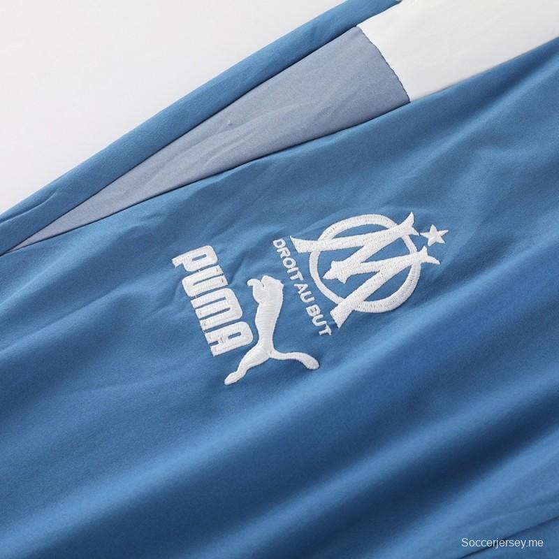 25/26 أولمبيك مارسيليا جاكيت نصف سحاب + بنطلون طويل S-2XL