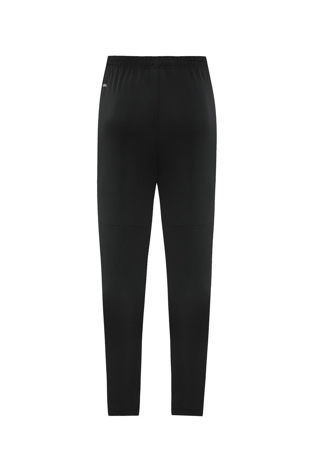 23/24 ميلان ميلان أحمر S-2XL سترة نصف سحاب + بنطلون طويل + بنطلون طويل