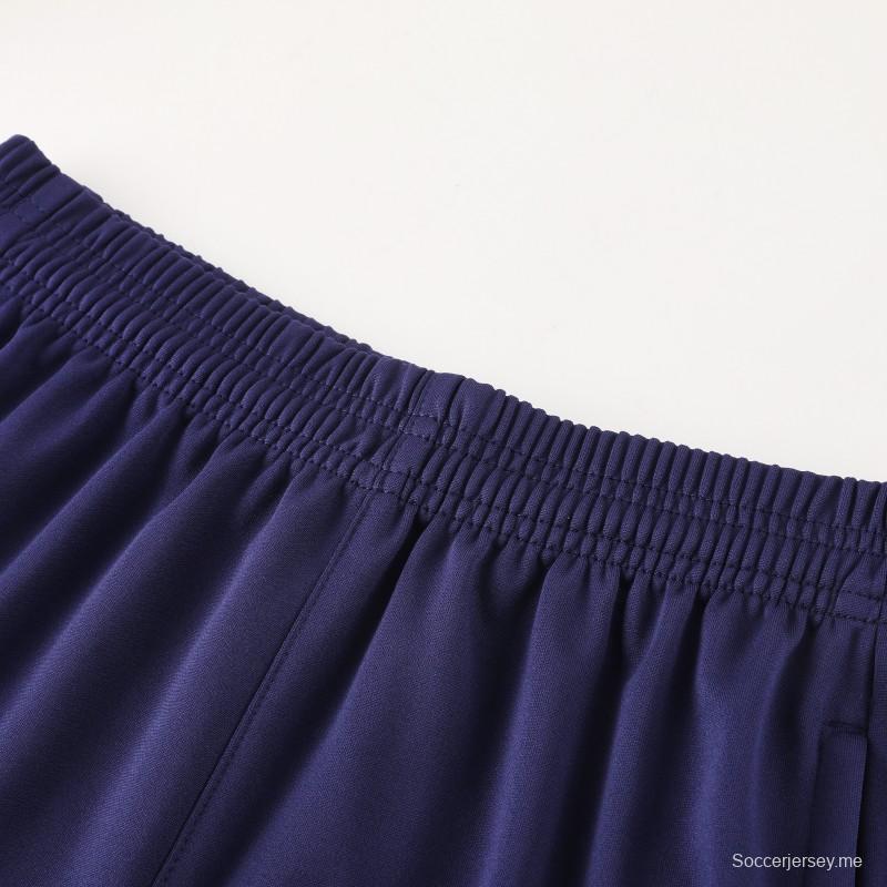 2025 إنجلترا 2025 أكمام قصيرة بنفسجية + شورت كرة قدم قصير