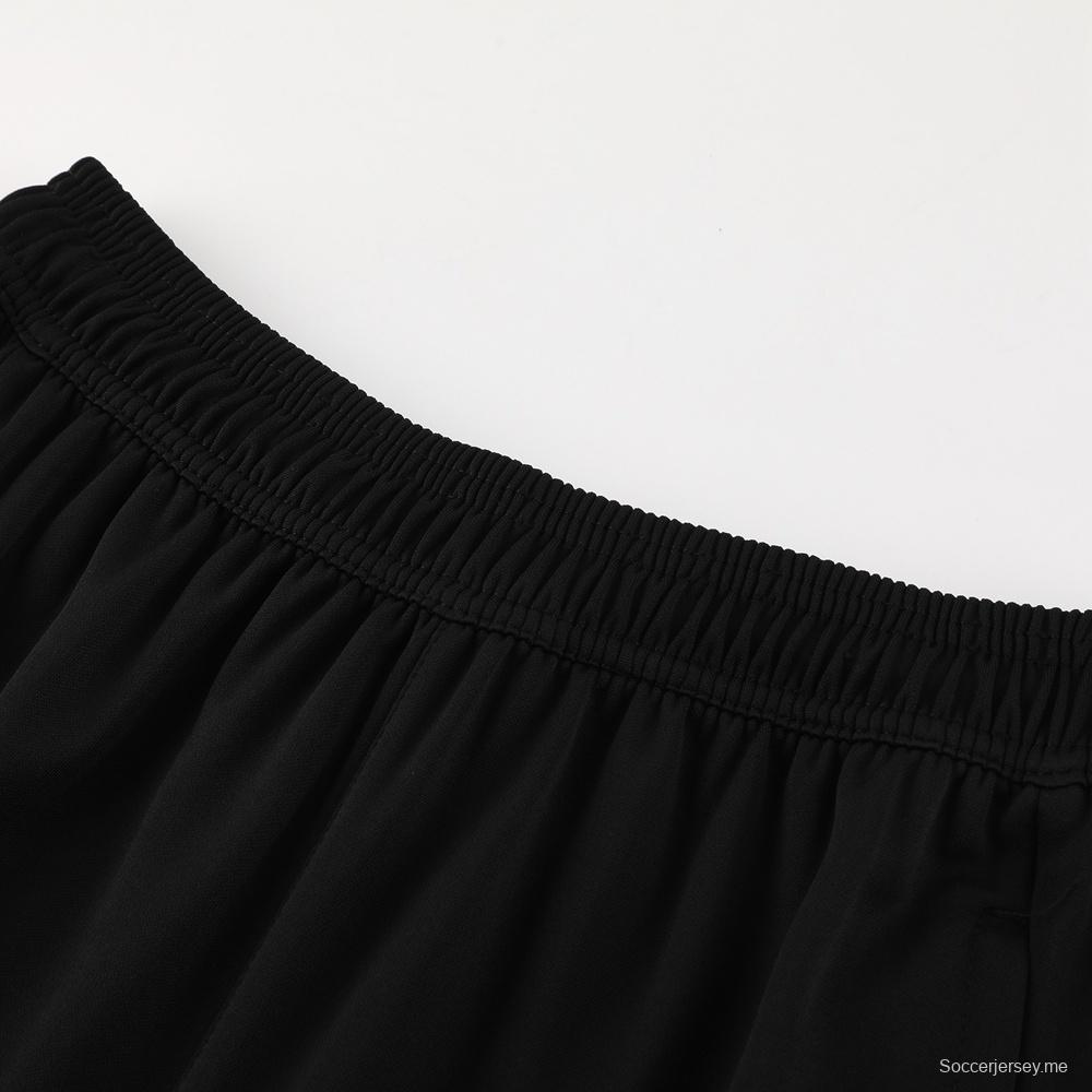 23/24 أرسنال أسود S-2XL سترة نصف سحاب + بنطلون طويل 23/24 أرسنال أسود S-2XL