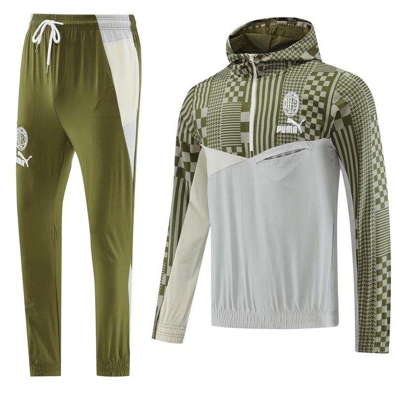 جاكيت نصف سحاب من ميلان + بنطال طويل S-2XL