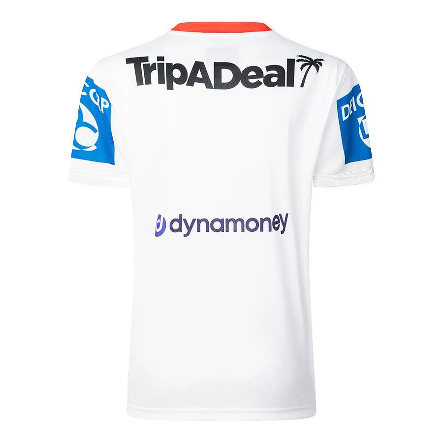 25/26 قميص سانت جورج إيلاوارا دراغونز أبيض مع قميص أحمر على شكل حرف V