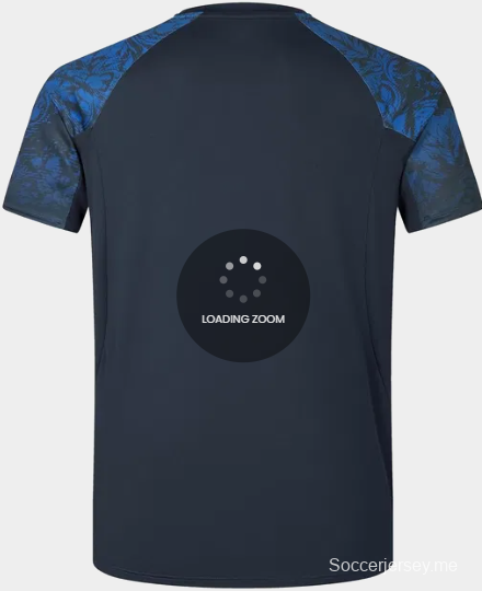 2025 قميص الأسود البريطانية والأيرلندية 2025 باللون الأزرق الداكن مع قميص أزرق اللون