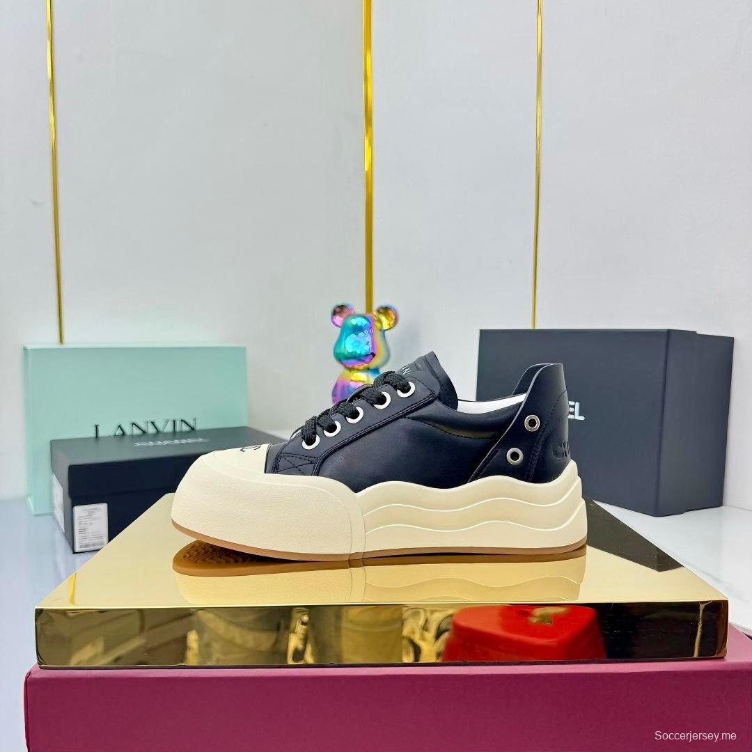 Chanel 2025 SS Loafers Panda Shoes Original Calfskin Casual Sneakers - LY00320