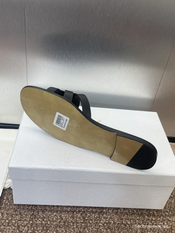 صندل ديور D-Club D-Club جيلي ملون مجوف بحزام متقاطع للنساء - KFY00280