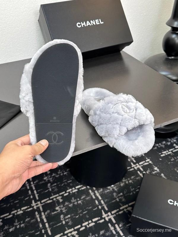 شانيل 2025 شباشب شانيل 2025 لربيع/صيف 2025 من الصوف الفاخر - LY00250